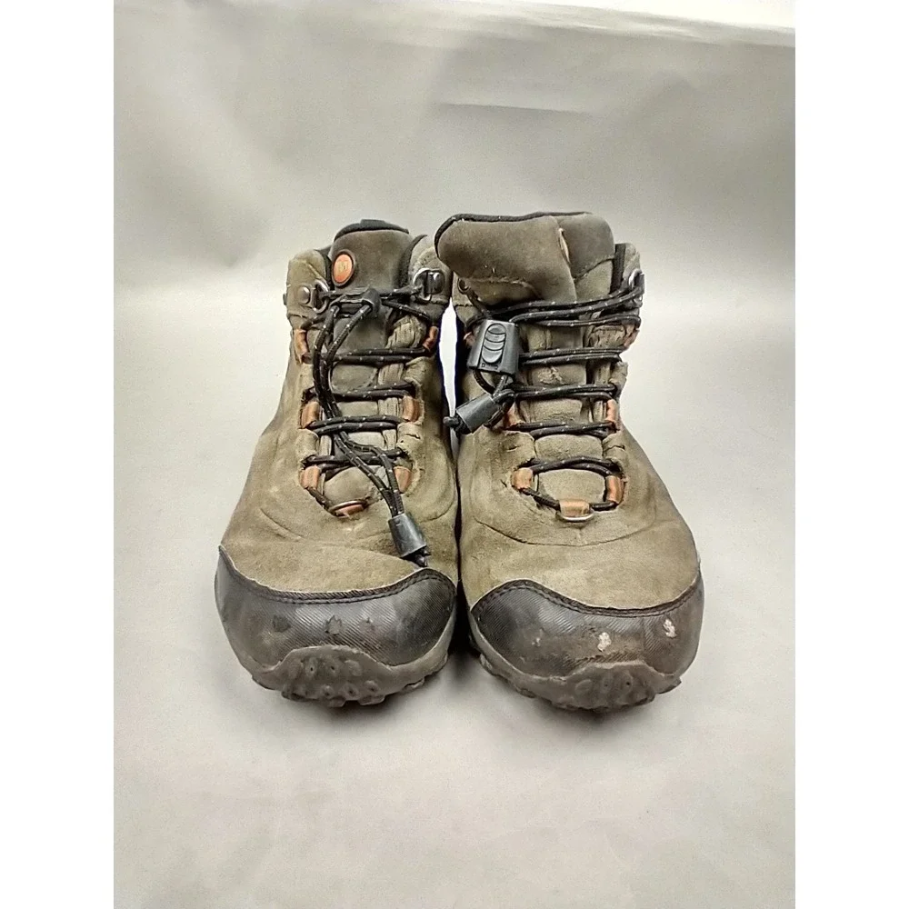 Merrell Chameleon Thermo Mid Waterproof Hiking Boot Kids 3.5 Leather Continuum‎